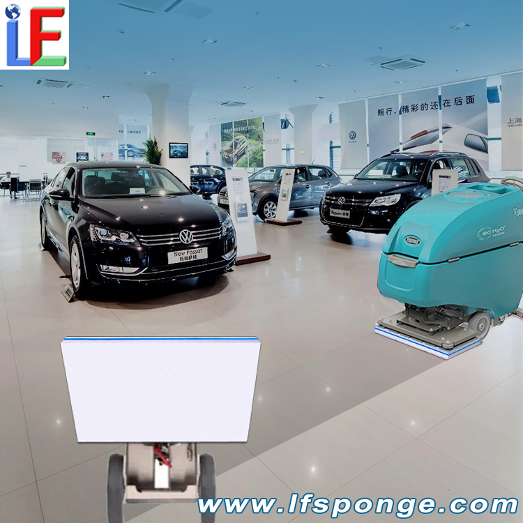 4S Store Floor Cleaning Fleece Melamine Square Floor Pad