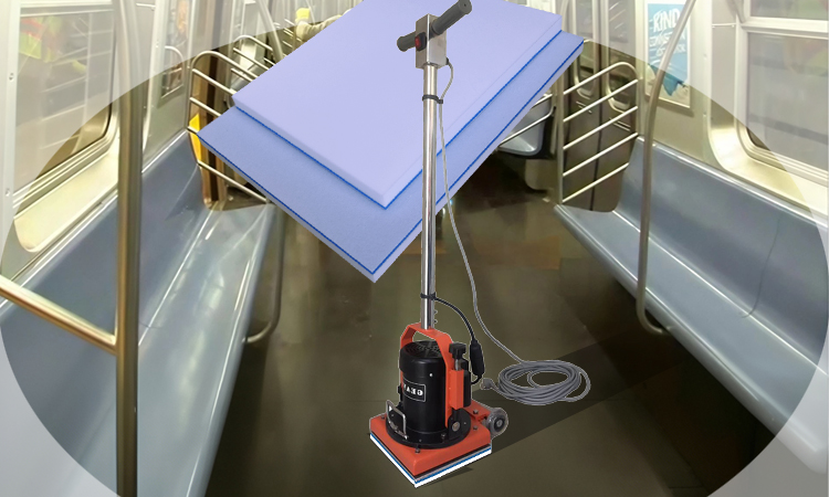 Compatible with Subway Small Oscillating Floor Scrubbers, Non-Deviation - Fleece Fabric Melamine Square Floor Pad.jpg