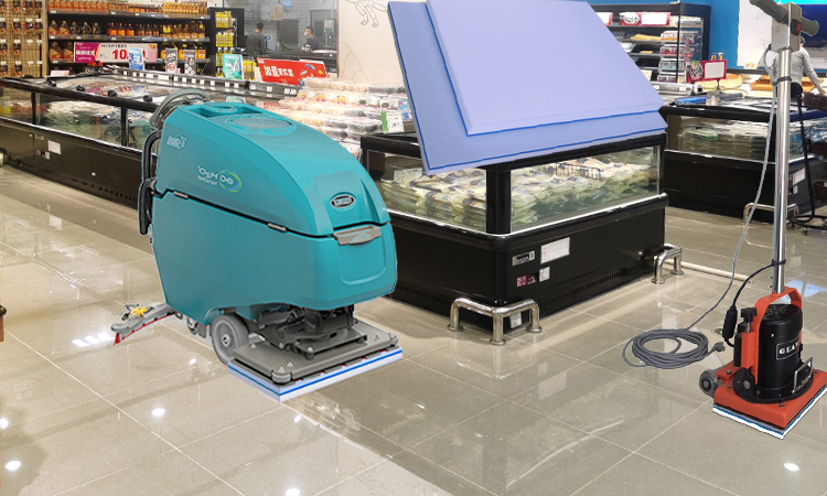 High-Density Composite Melamine Pad - Mall Floor Polishing & Wax Removal Cleaning Pad - Fleece Fabric Melamine Square Floor Pad.jpg