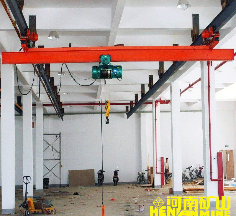 henan mine electric single beam suspension crane