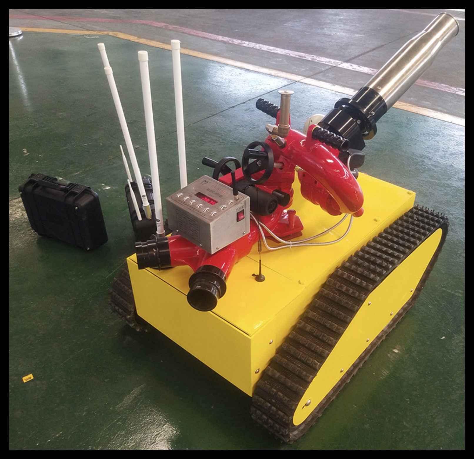 Remote Control Fire Fighting Fire Extinguishing Robot Professional Manufacturer