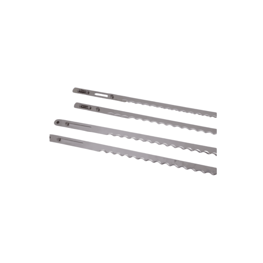 非标准定制食品级不锈钢面包和吐司切片锯齿刀片