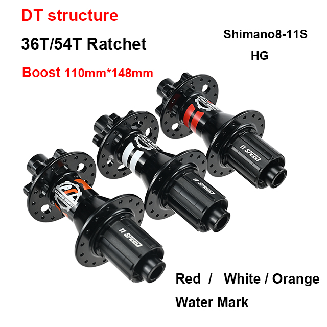 Wholesale Original ARC MT065F/R Boost MTB Bicycle Hub 6 Bolts Disc Brake DT 36T/54T Ratchet Front 110*15 Rear 148*12 Shimano8-11s HG Bicycle Parts