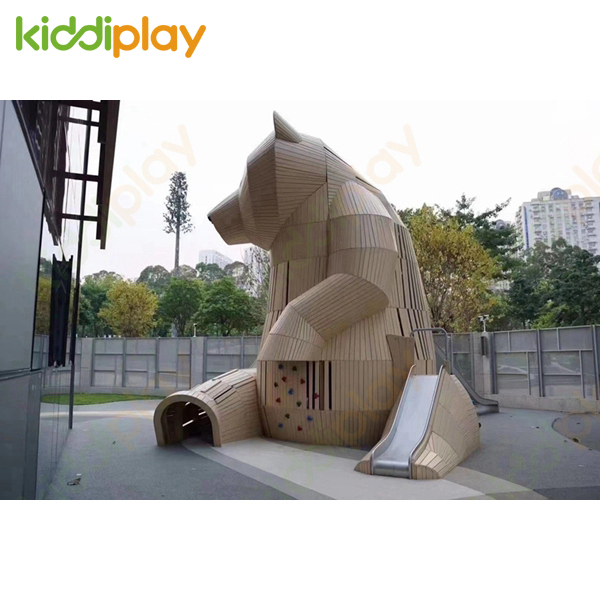 户外儿童游乐场设备大型不锈钢滑梯定制幼儿园无动力非标设施厂家