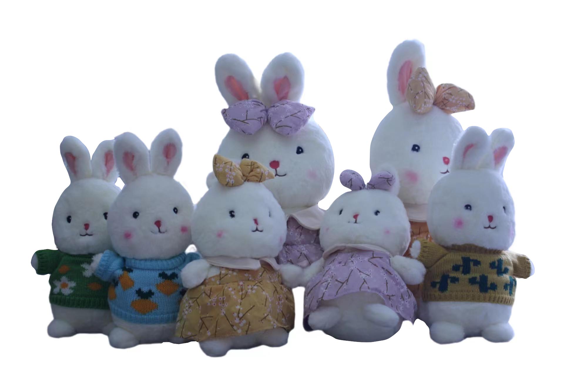 Cute Rabbit，Plush Doll，Doll，Throw Pillow，Cartoon Throw Pillow