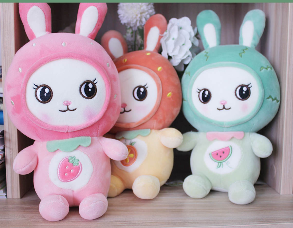 Watermelon Rabbit/ Pillow, Doll, Sleeping Pillow, Birthday Gift