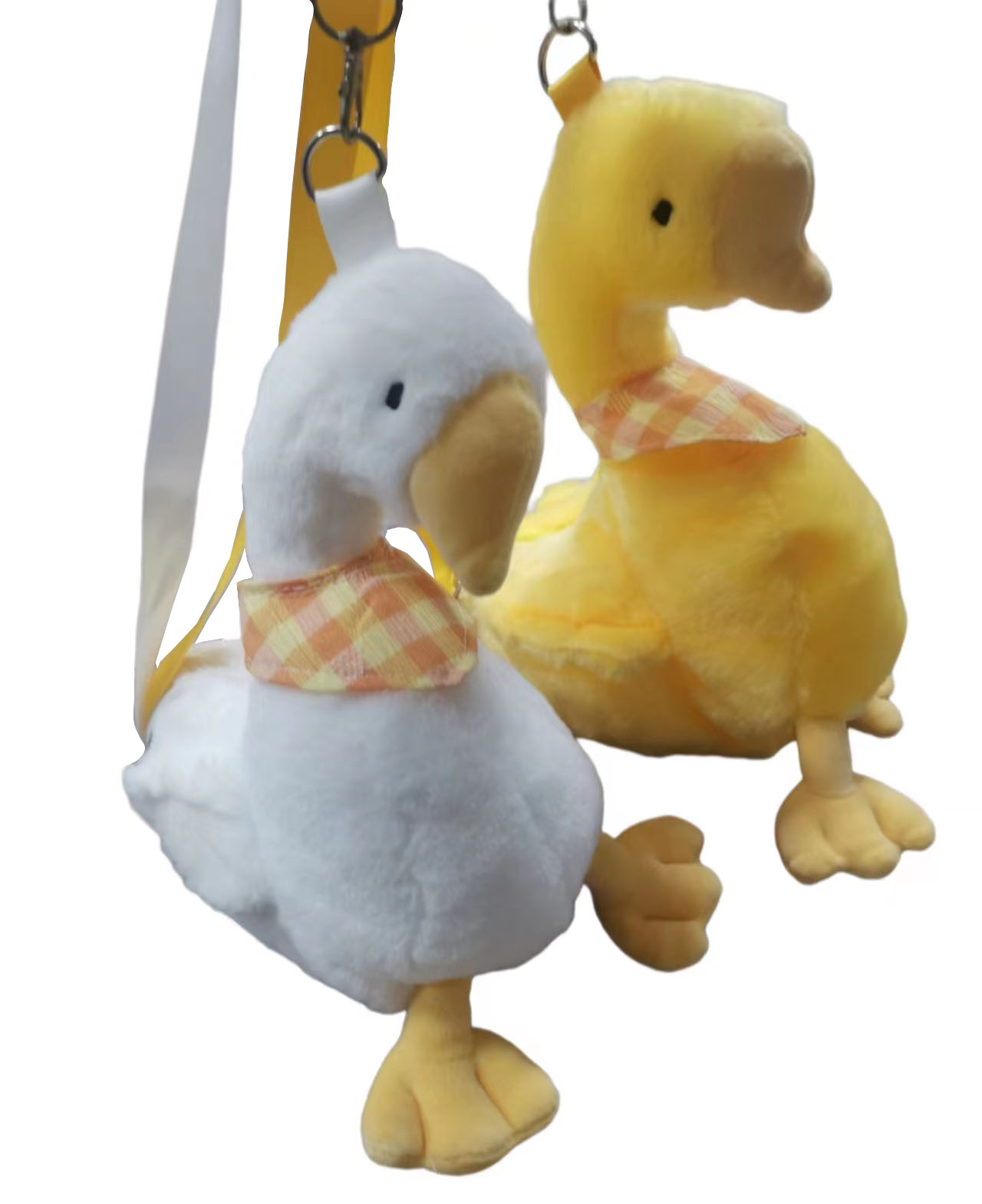 Big White Goose Plush Toy Backpack Plush Handbag Plush Diagonal Bag