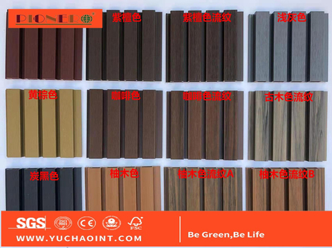 2nd generation co-extrusion Outdoor WPC wall cladding wall panel 