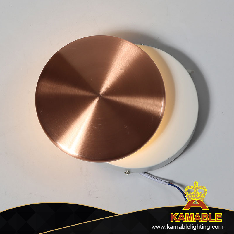 Модная комбинация круглых точек, медный металлический настенный светильник (KH88015/S)