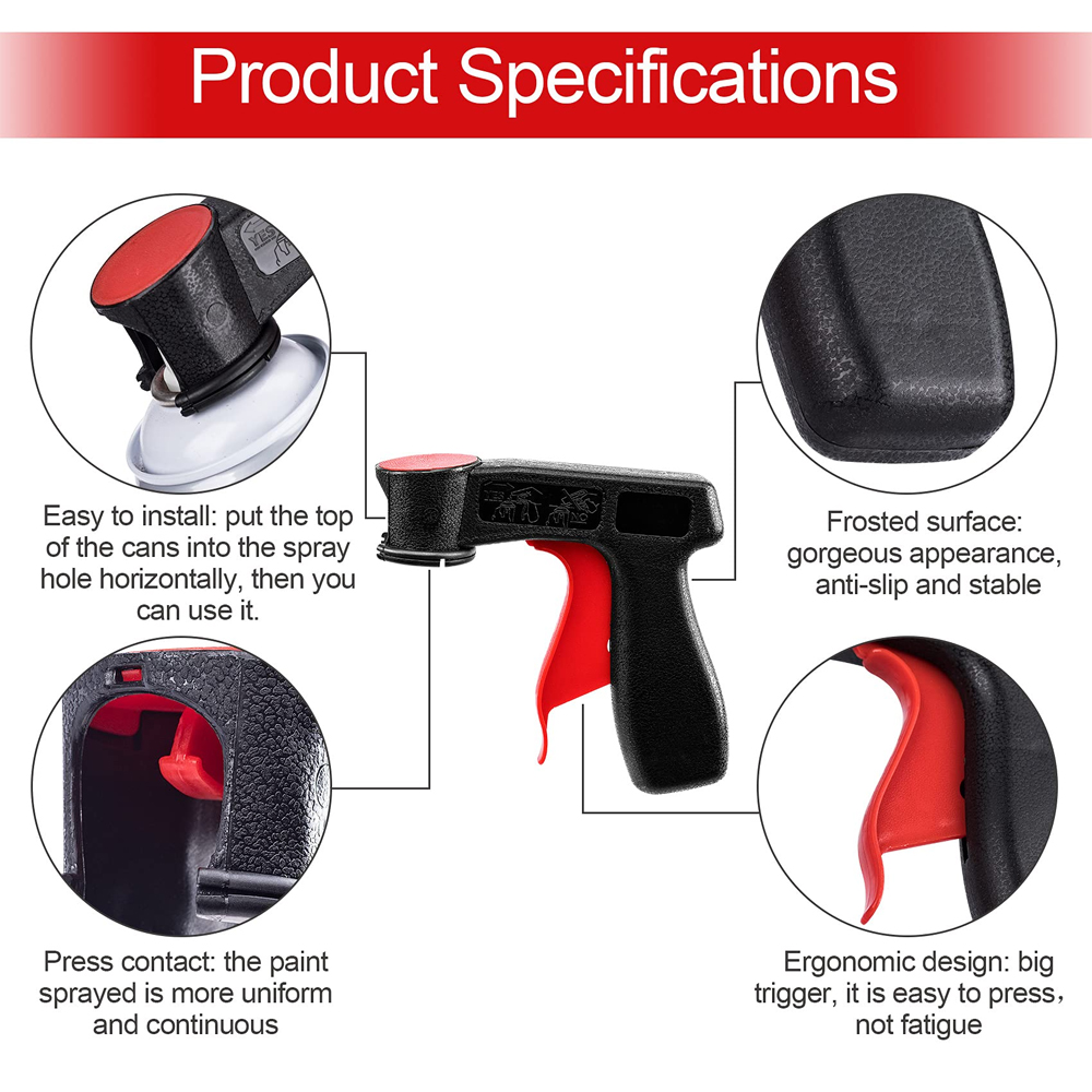 Can Gun Aerosol Spray Can Handle Paint Sprayer Can Handle Auto Styling Gun Grip Trigger Tool Aerosol Tool