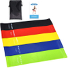 Set of 5 Resistance Bands Exercise Loops Fitness Stretch Bands Yoga Straps Workout Flexbands