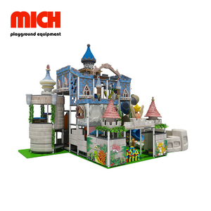 Tema do castelo de 80sqm 3 níveis infantis playhouse
