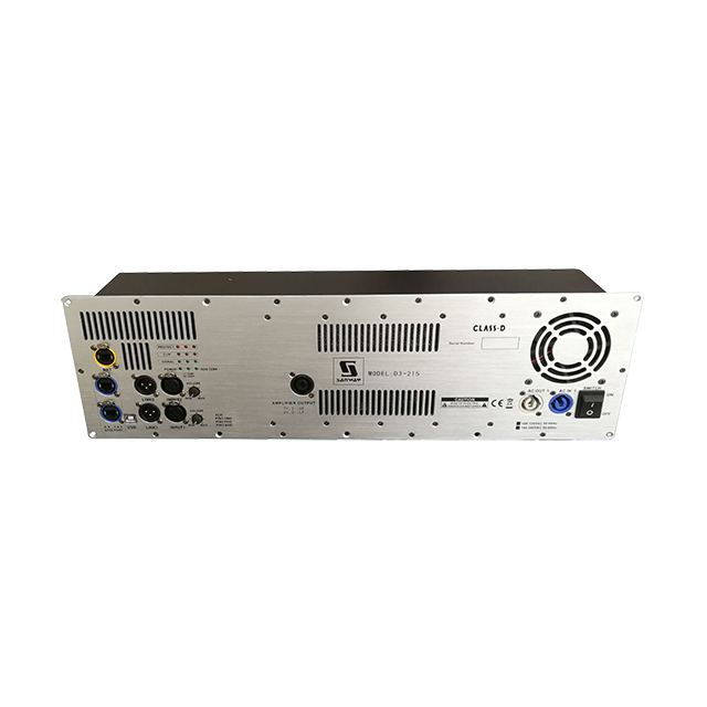 D3-215 Digitaler DSP-Plattenverstärker mit 1800 W + 1800 W + 900 W und Ethernet