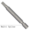 Einseitige Schraubendreher-Multi-Spline-Bits