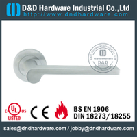 Manija sólida tubular de acero inoxidable 304 rectángulo para puerta de oficina - DDSH080