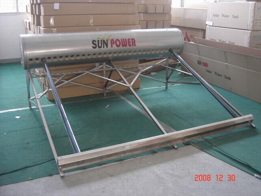 Calentador de agua solar compacto comercial de baja presión