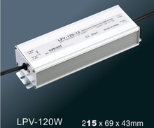 Электропитание переключения постоянн напряжения тока LPV-120W СИД водоустойчивое