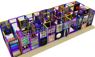 Crianças Diversão Playground Indoor Soft 6605A