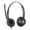 High-Quality Dual Ear Headset with Mic, Compatible with PC, Mobile Phone, VoIP Systems U29