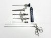 0deg 2.7mm Veterinary Otoscope with Portable LED Light Handle, Sheath and Forceps