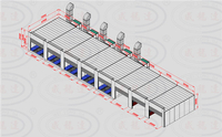 8 Combined Paint Booth Lines