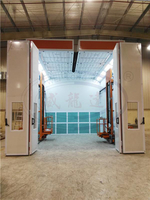 Transformer Spray Booth with Roof Slot