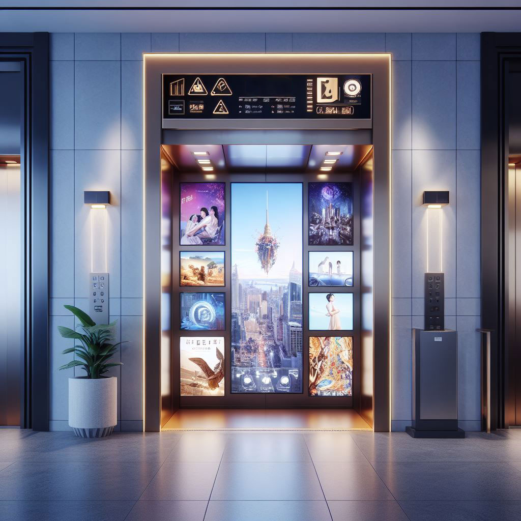 Publicité pour les ascenseurs