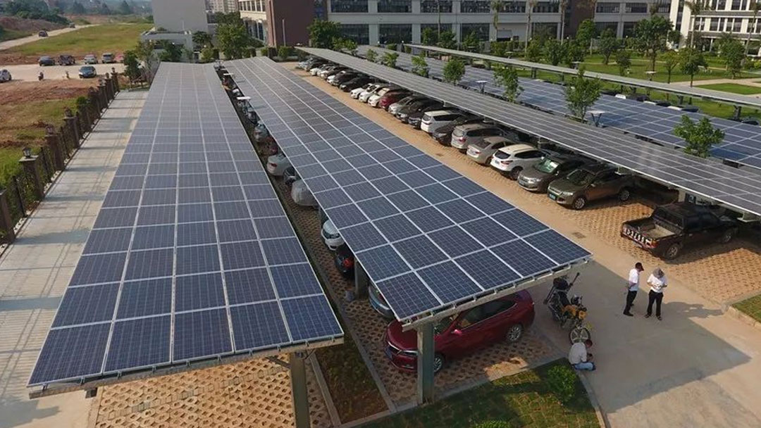 Estructura de coches solares de bipv