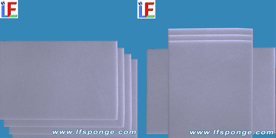 LFsponge thin Grey melamine sponge sheet