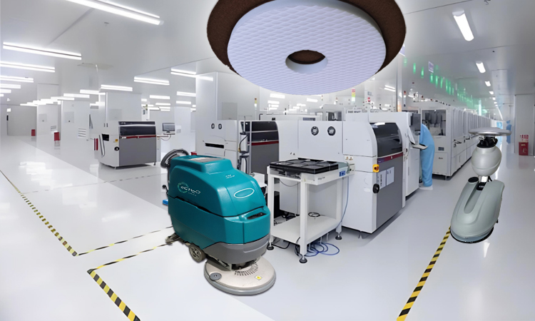 Round Melamine Disc for Cleanroom Floor Scrubber– Dust-Free Efficient & Residue-Free