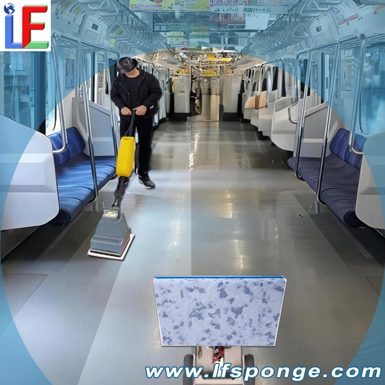 Metro Car Floor Cleaning Fleece Combo Melamine Pad