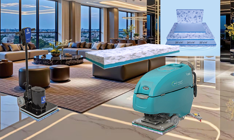 Domestic Tile Cleaning & Descaling - Scrubber Pad - Fleece Fabric Composite Combo Melamine Rectangular Floor Pad.jpg