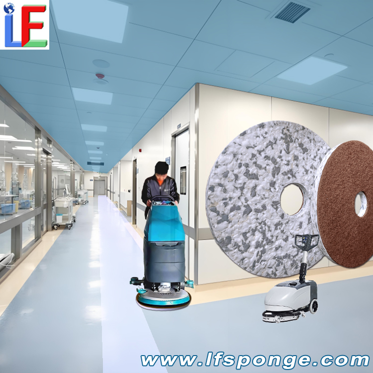Hospital Floor Cleaning Combo Melamine Pad - Solve Aseptic Cleaning & Multi-Area Floor Protection Pain Points