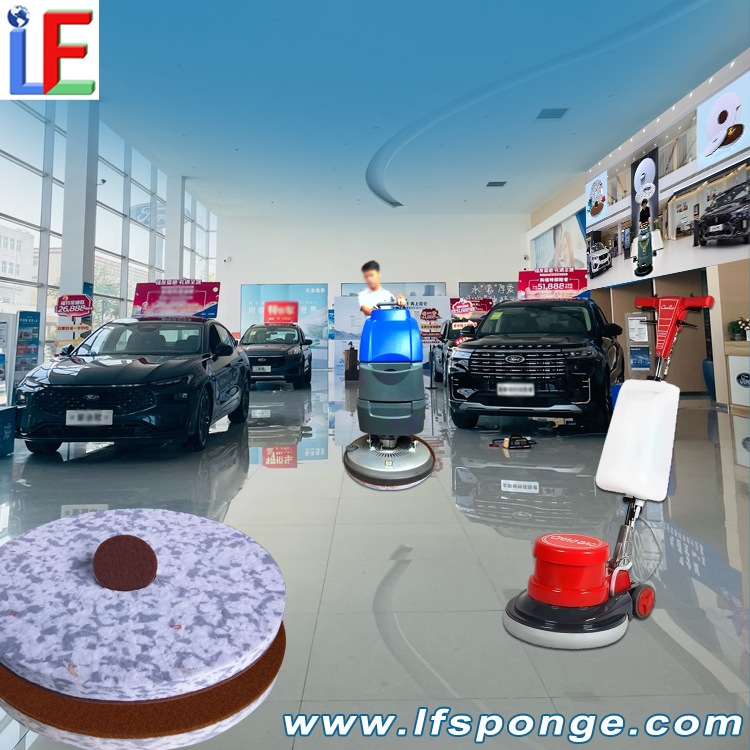 4S Shop Exhibition Hall Floor Cleaning Combo Melamine Pad - Solve Stains & Gloss Protection Pain Points