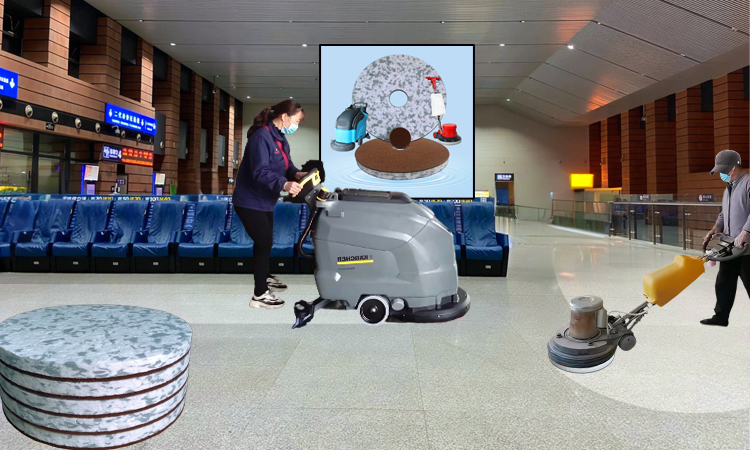 Combo Melamine Pad For Subway & High-Speed Rail station Waiting Hall Floors.jpg