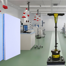  Laboratory Floor Cleaning Fleece Melamine Square Floor Pad
