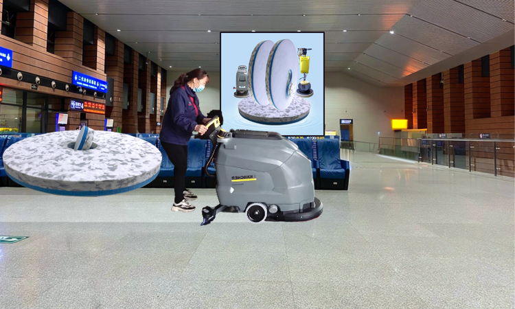 Fleece combo Melamine Floor Scrubber Pad for EMU Waiting Areas.jpg