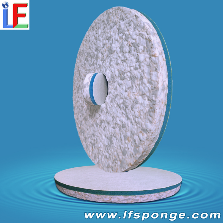 Subway Car Floor Cleaning Fleece Combo Melamine Floor Pad 
