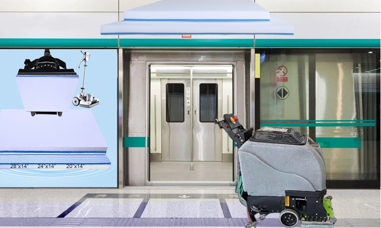 Microporous Dirt Absorption Cleaning Pad for Subway Floors - Fleece Fabric Melamine Square Floor Pad.jpg
