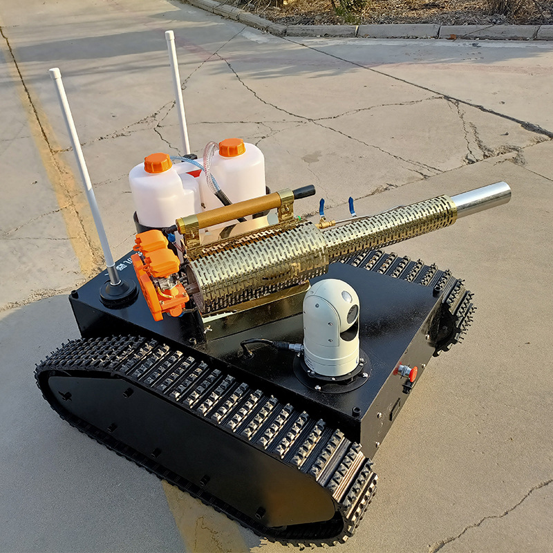 Rubber Track Chassis Intelligent Epidemic Prevention,Sterilization,Superoxygen Sterilization&disinfection Robot