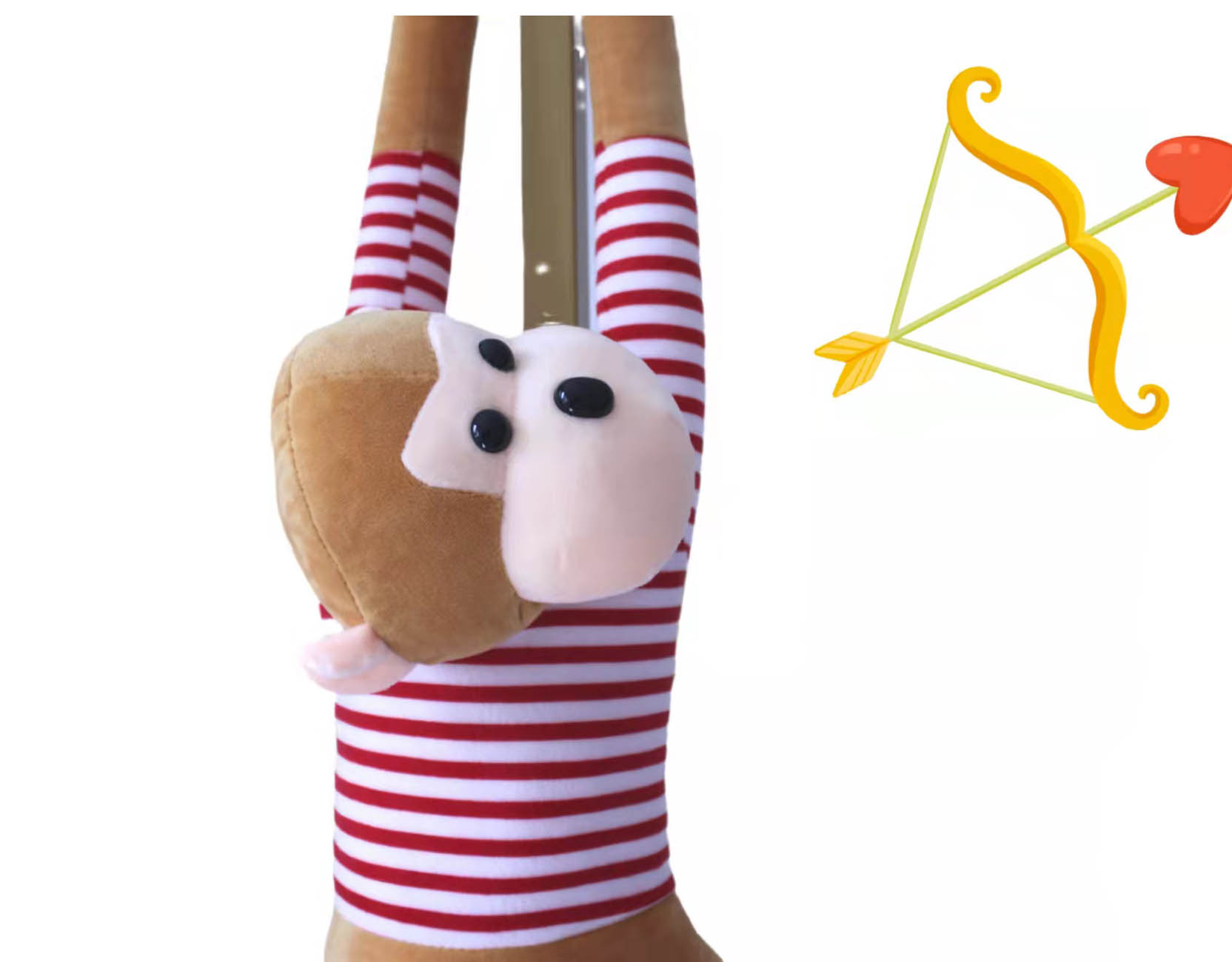 Long Arm Monkey，Plush Doll，Doll，Throw Pillow，Cartoon Throw Pillow