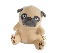 Shar Pei Plush Toy Backpack Plush Handbag Plush Diagonal Bag