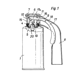 holder for aerosol spray can