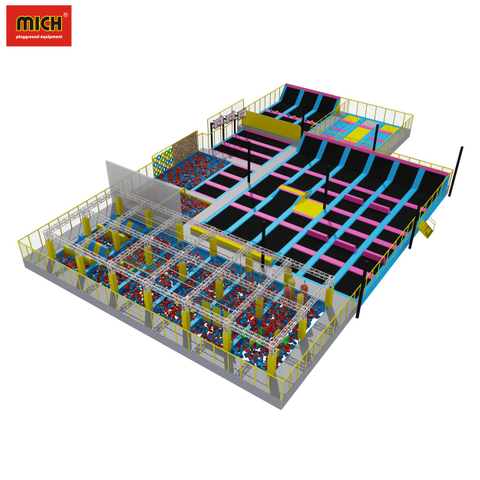 Parque de equipos de diversión de trampolín para adultos en venta