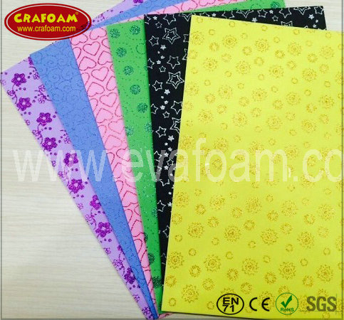 Glitter Printed EVA Foam Sheets