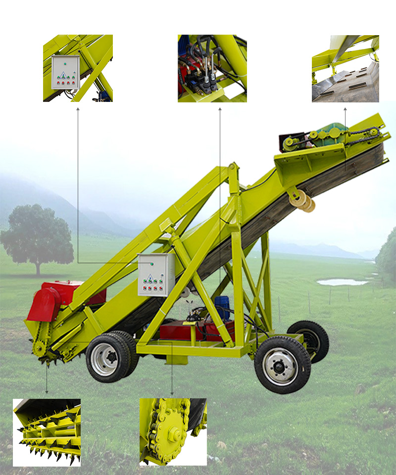 Hydraulic Farm Loader for Silage Silo Loading Machine Silage Loader for Pasture