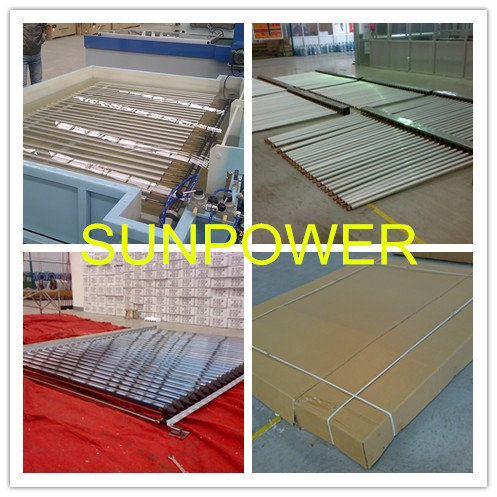 Nuevo calentador de agua solar tipo U con la mayor eficiencia de calor