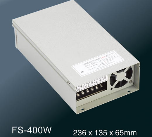 Fuente de alimentación a prueba de lluvia LED FS-400W