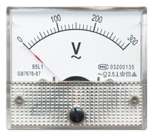 instrumentos móviles de la bobina 85L1 con el voltímetro de CA del rectificador
