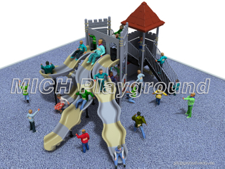 Giocattolo del campo da giuoco del parco di divertimenti all'aperto dei bambini